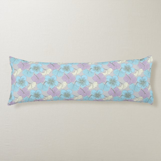 "Pastel Blommigt Body Pillow Kroppskudde (Framsidan)