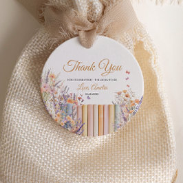 Pastel Blommigt Bok Theme Baby Shower Gåvor Etiketter