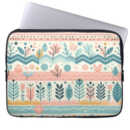 Pastel Blommigt Laptop sleeve