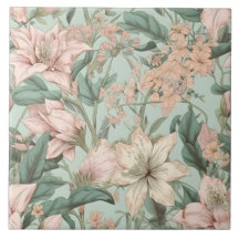 Pastel Blommigt Lilies