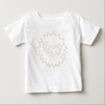 Pastel Blommigt Swirl | Flower Girl T Shirt<br><div class="desc">Efter omdefinierad design</div>