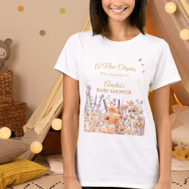 Pastel Blommigt - vattenfärg T Shirt