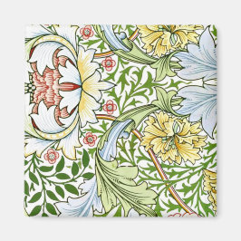 Pastel-Blommönster Magnet