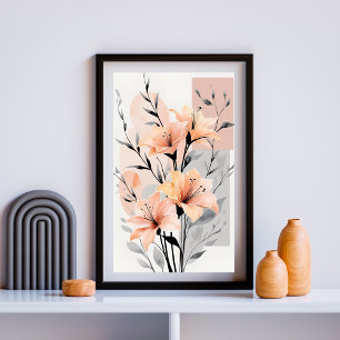 Pastel Bloom Escape Poster