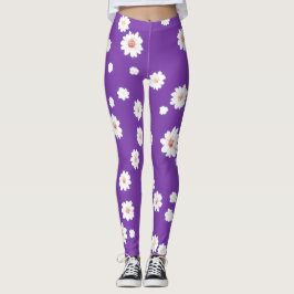 Pastel Bloom Leggings: delikat blomsterlig elegans Leggings