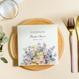 PASTEL BLOOMING WILDFLOWERS MÖHIPPA MONOGRAM PAPPERSSERVETT