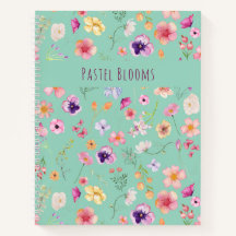 Pastel Blooms Spiral bärbar dator