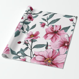 Pastel Blooms Watercolor Presentpapper
