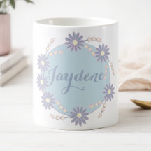 Pastel Blue Daisy Wreath