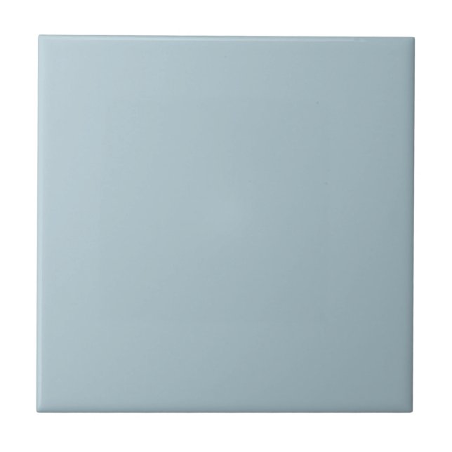 Pastel Blue Färg Tile Kakelplatta (Framsidan)
