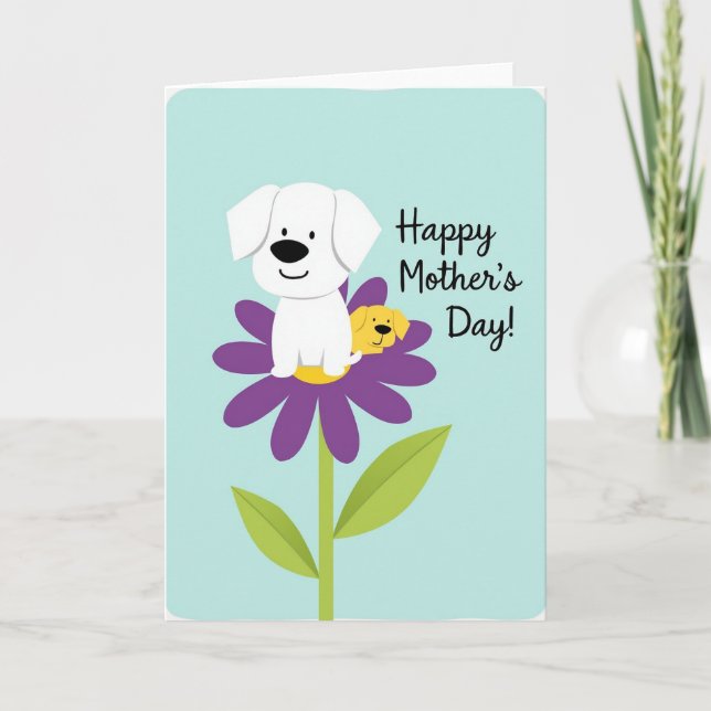 Pastel Blue Flower Petals Card Kort (Framsida)