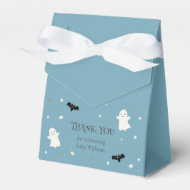 Pastel Blue Halloween Baby Shower Presentaskar