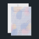 Pastel Blue Modern Art Giftermål Advice Rådkort<br><div class="desc">Samla in ord av giftermål visdom från era gäster i bröllop med dessa rådgivningskort för snyggt. Den här originalteckningen är en modern teckning på 80-talets Memphis Stil-design i en drömfylld pastel-palett i färg. Enkel att anpassa. Koordineringsposter tillgängliga. Originalteckningar av Debbie på den fläckade olive.</div>