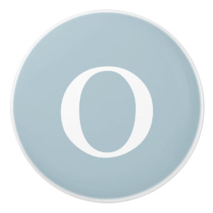 Pastel Blue Monogrammed Knopp