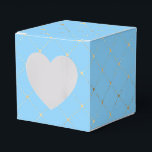 Pastel Blue och Guld Lattice Mönster Presentaskar<br><div class="desc">Lattice mönster i accents of baby blue and faux glitter guld för att komplettera insamlingen nedan.</div>