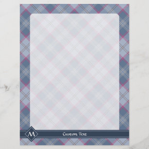Pastel Blue och Rosa Tartan Flyer