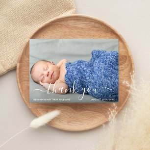 Pastel Blue Photo Tack Baby Shower Tack Kort