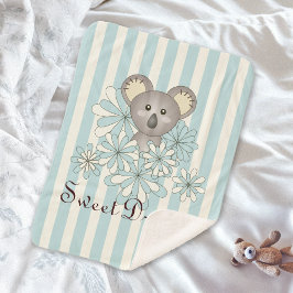 Pastel Blue Rand Cute Baby Koala Kids