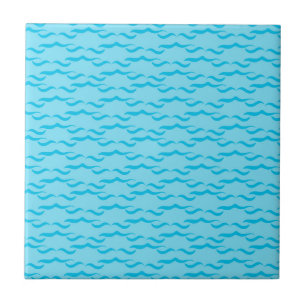 Pastel Blue Sea Vatten Vinkara  havet Kakelplatta