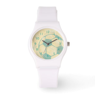 Pastel Blue Soccer Ball by Chariklia Zarris Armbandsur