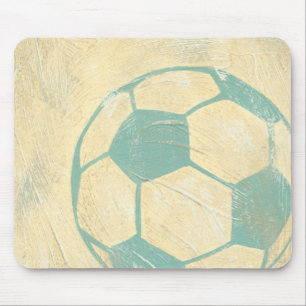 Pastel Blue Soccer Ball by Chariklia Zarris Musmatta