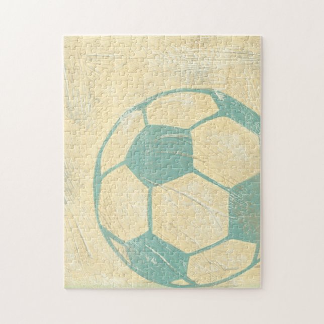 Pastel Blue Soccer Ball by Chariklia Zarris Pussel (Vertikal)