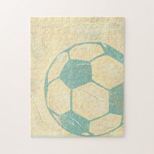 Pastel Blue Socer Ball av Chariklia Zarris Pussel