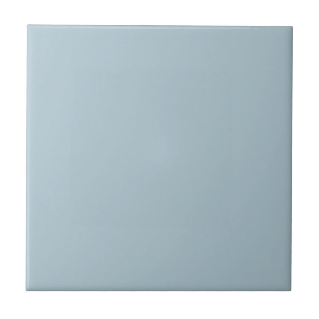 Pastel Blue Solid Färg Kakelplatta (Framsidan)