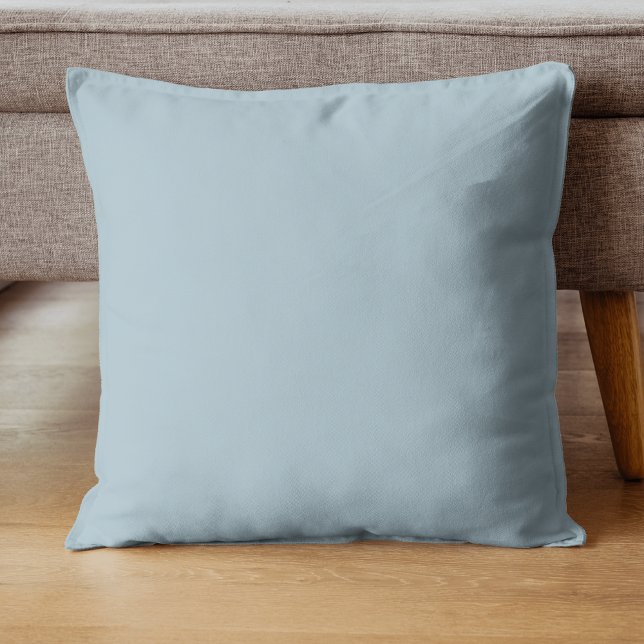 Pastel Blue Solid Färg | Klassisk | ELEGANT Kudde (Skapare uppladdad)