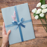 Pastel Blue Solid Färg | Klassisk | ELEGANT Presentpapper<br><div class="desc">Pastel Blue Solid Färg | Klassisk | ELEGANT | TRENDIG | SNYGGT | Papper presentationsform</div>