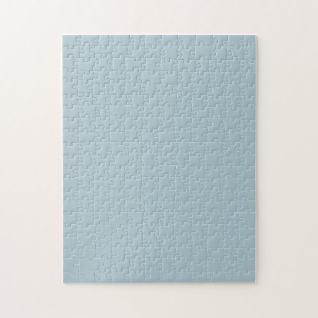 Pastel Blue Solid Färg | Klassisk | ELEGANT Pussel (Vertikal)