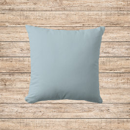 Pastel Blue Solid Färg Kudde