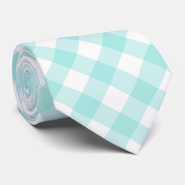 Pastel Blue White Buffalo Play Mönster Slips (Rullad)