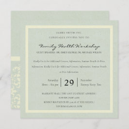 PASTEL BLUE WHITE DAMASK CLASSIC WORKSHOP EVENT INBJUDNINGAR