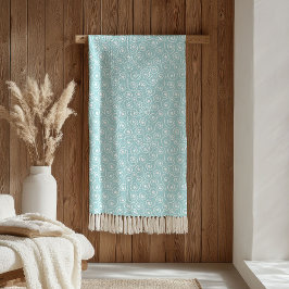 Pastel Boho Blanket Elegant Kids Room Accent Fleecefilt