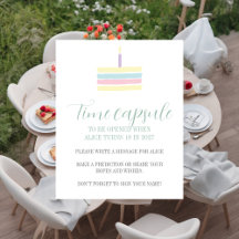 Pastel boho-kaka 1:a födelsedag Kapsel