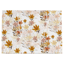 Pastel Boho Mustard Gult Wildblommor