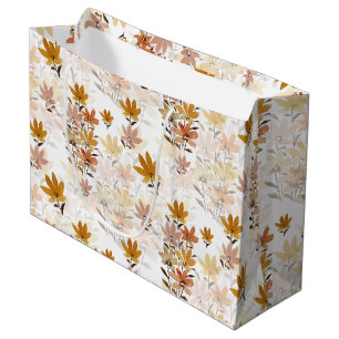 Pastel Boho Mustard Gult Wildblommor