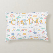 Pastel Boho Rainbow Cloud Mönster