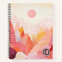Pastel Boho Spiral bärbar dator - Anpassningsbar
