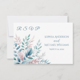 Pastel Botanical-OSA-Bröllop-vykort OSA Kort