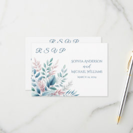 Pastel Botanical-OSA-Bröllop-vykort OSA Kort