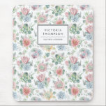 Pastel Botanical Watercolor Succulents Mönster<br><div class="desc">Den här vattenfärgsmusslan har en fredlig arrangemang av pastellsuckor i mjuk grönt, lavender och nyanser, som ställs mot en ren botanisk bakgrund. Den mjuka vattenfärgsdesignen ger ditt skrivbord en lugnande, naturinspirerad känsla. Anpassa den med ditt namn och en kort-fras för att din arbetsyta ska känna sig unik. Oavsett om du...</div>