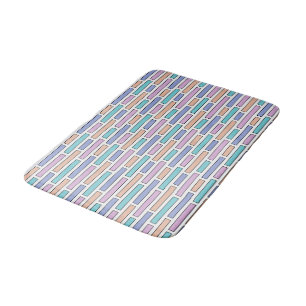 Pastel Bricks Mosaic Badrumsmatta