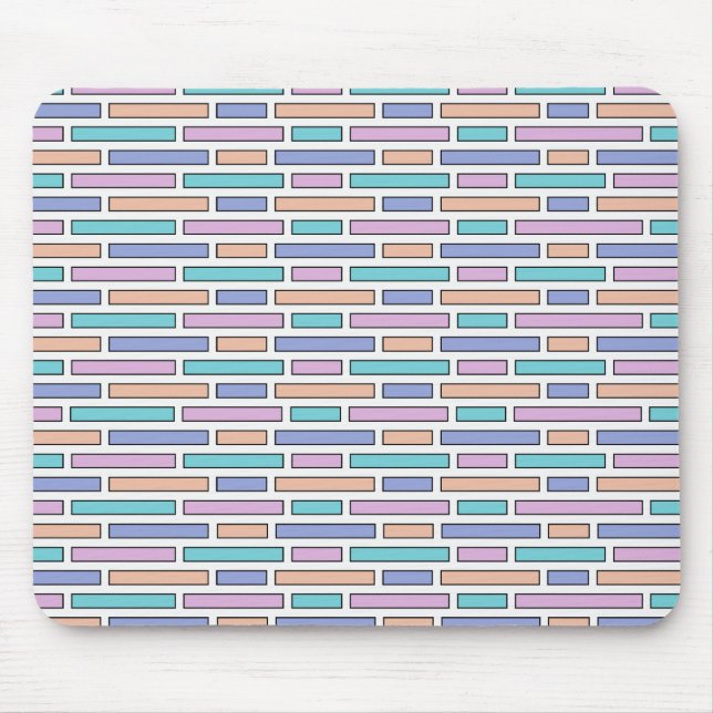 Pastel Bricks Mosaic Musmatta (Framsidan)