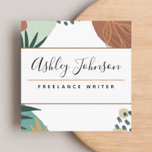 Pastel Brown Söt Calligraphy Tropical Classy