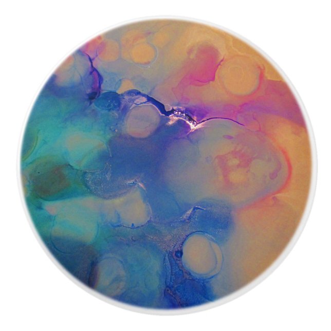 Pastel Bubbles Knopp (Framsidan)