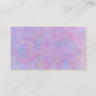 Pastel Bubbles Visitkort
