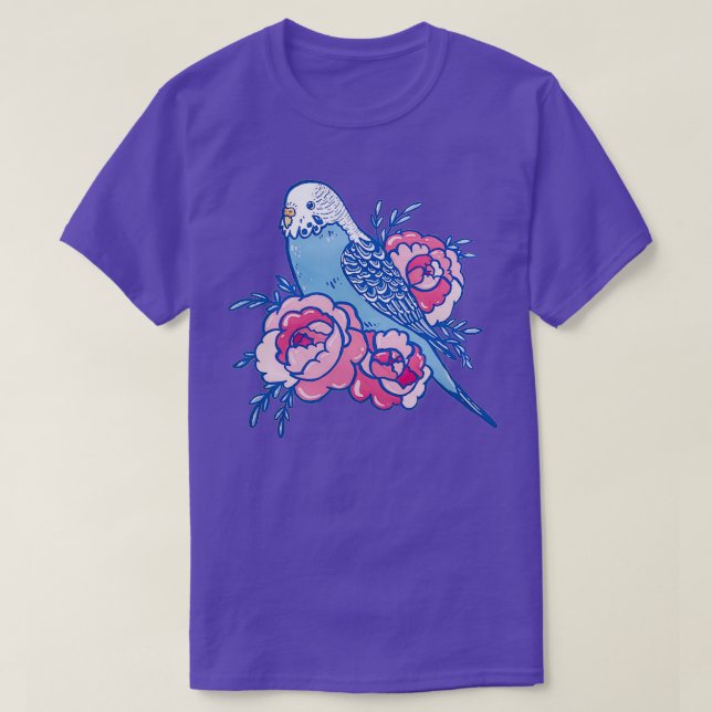 Pastel Budgie T Shirt (Design framsida)