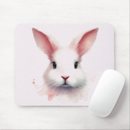 Pastel Bunny Magic: Girly Mouse Pad Musmatta
